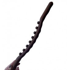 Шкребок ГуаШа, букова палиця (ребриста), масажер для Гуаша, акупунктурна палиця для масажу, 8 масажних точок, 53 см