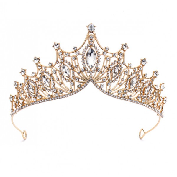 Діадема із кристалами "Kingdom", золото