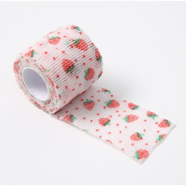 Бинт еластичний Coban 5см, Малина, фіксуючий, самозакріплюючий, бинт Кобан, самоклеючий, аутоадгезійний бинт, 5 см х 4,5 м