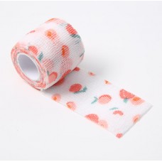 Бинт еластичний Coban 5см, Персик, фіксуючий, самозакріплюючий, бинт Кобан, самоклеючий, аутоадгезійний бинт, 5 см х 4,5 м