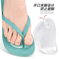 Потовщені гелеві устілки для взуття, невидимі накладки для шльопанців, прозорі, 2 шт