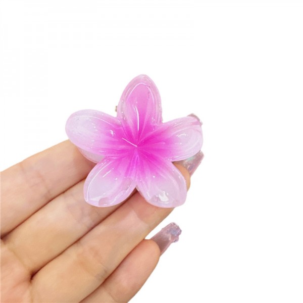 Затискач для волосся «Shiny Flower», прикраса для зачіски, 4 см, 6 кольорів Затискач для волосся «Shiny Flower», прикраса для зачіски, 4 см, 6 кольорів