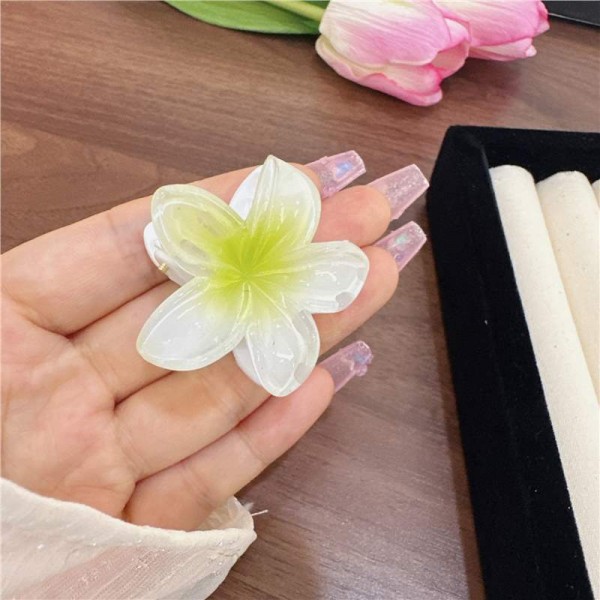 Затискач для волосся «Shiny Flower», прикраса для зачіски, 4 см, 6 кольорів Затискач для волосся «Shiny Flower», прикраса для зачіски, 4 см, 6 кольорів