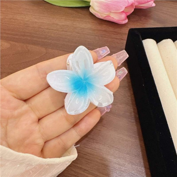 Затискач для волосся «Shiny Flower», прикраса для зачіски, 4 см, 6 кольорів Затискач для волосся «Shiny Flower», прикраса для зачіски, 4 см, 6 кольорів