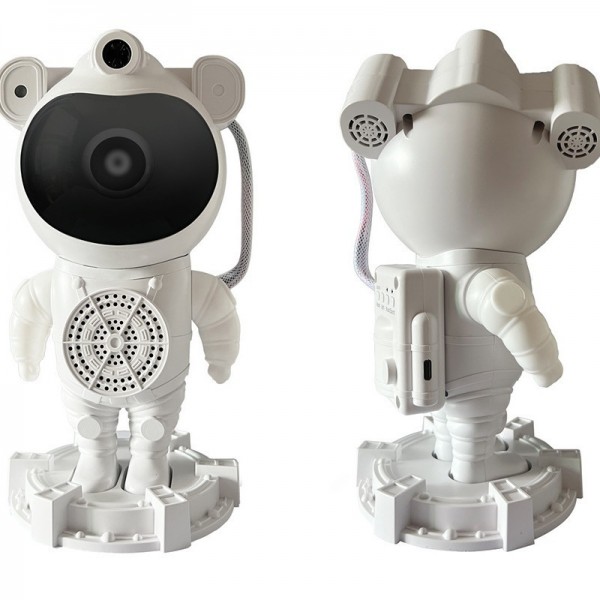 Портативний нічник-проектор "Астронавт" зоряне небо, білий, 1 шт