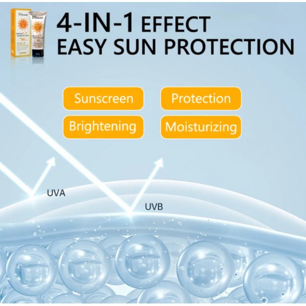 Сонцезахисний крем Disaar Intensive UV Sunblock Creme SPF 50 PA+++, 70 г