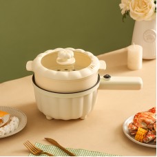 Каструля  електрична з антипригарним покриттям та пароваркою, молочна, 2 л