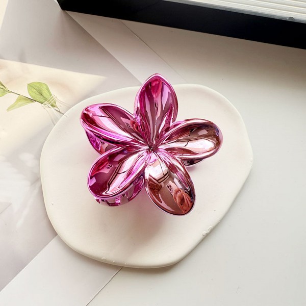 Затискач для волосся «Rainbow Metal Flower», прикраса для зачіски, 8 см, 6 кольорів Затискач для волосся «Rainbow Metal Flower», прикраса для зачіски, 8 см, 6 кольорів