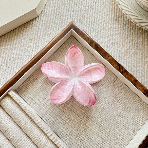 Зажим для волос «Marble Flower», украшение для прически, 8 см, 5 цветов