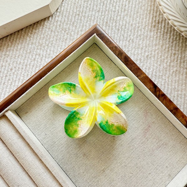Зажим для волос «Marble Flower», украшение для прически, 8 см, 5 цветов