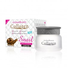 Крем для обличчя з колагеном та муцином равлика AICHUN Beauty Collagen  Snail Whitening Cream, 80 г