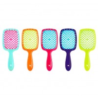 Гребінець для волосся Superbrush Plus, масажна щітка для укладання локонів, різні кольори