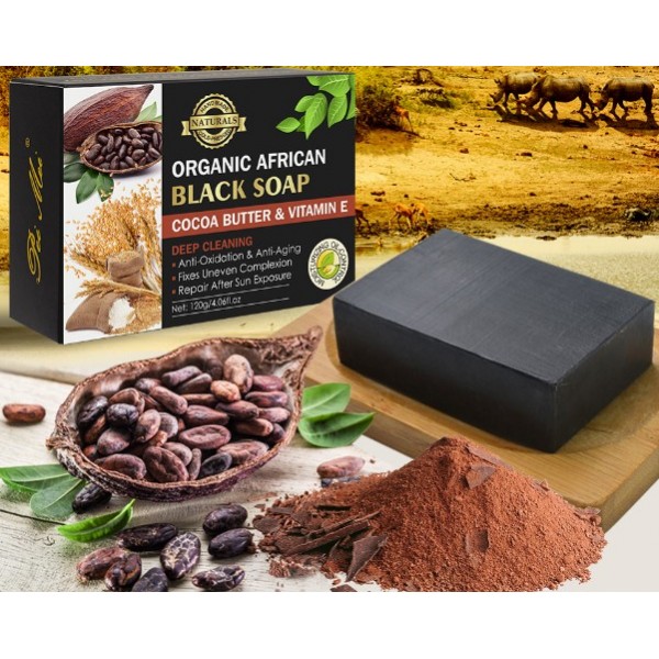 Мило чорне Organic Black Soap, 120 г