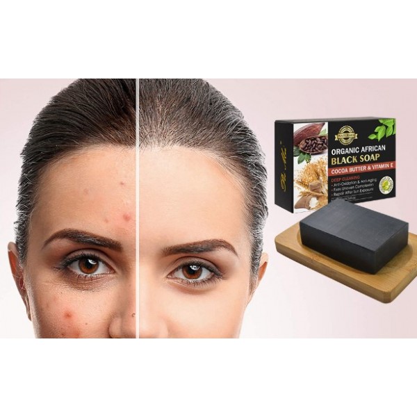 Мило чорне Organic Black Soap, 120 г