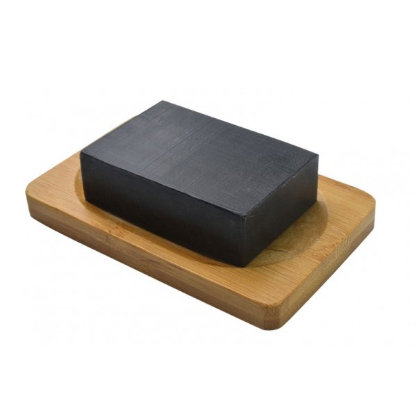 Мило чорне Organic Black Soap, з муцином равлика і бамбуковим вугіллям, 120 г
