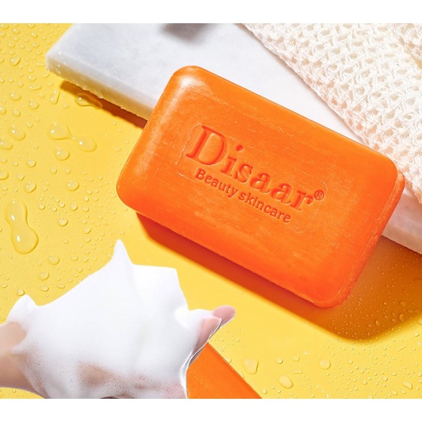 Мило відбілююче Disaar Whitening Soap, з вітаміном С та екстрактами вишні і шипшини, 100 г