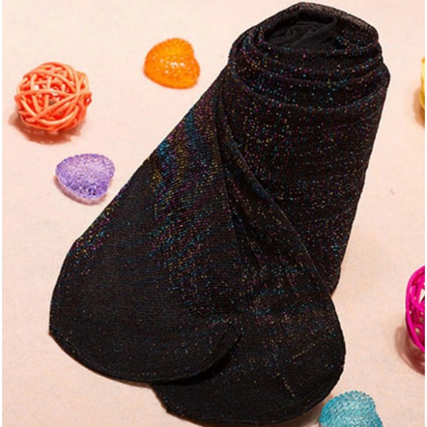 Колготи мерехтливі з люрексом, жіночі блискучі колготки, чорні, 1 шт Колготи мерехтливі з люрексом, жіночі блискучі колготки, чорні, 1 шт