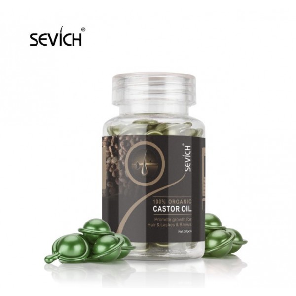 Капсули для росту волосся, вій та брів Sevich, 30 шт