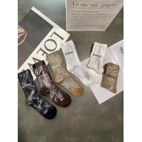 Шкарпетки унісекс середньої довжини, універсальні, повсякденні шкарпетки з бавовни, 5 видів 