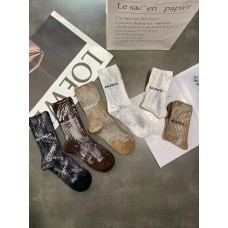 Шкарпетки унісекс середньої довжини, універсальні, повсякденні шкарпетки з бавовни, 5 видів 