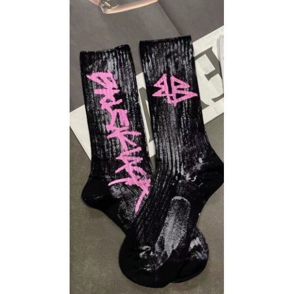 Шкарпетки повсякденні "Графіті", бавовна, універсальні шкарпетки, 7 видів