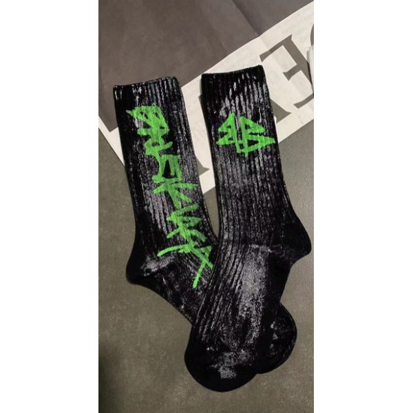 Шкарпетки повсякденні "Графіті", бавовна, універсальні шкарпетки, 7 видів