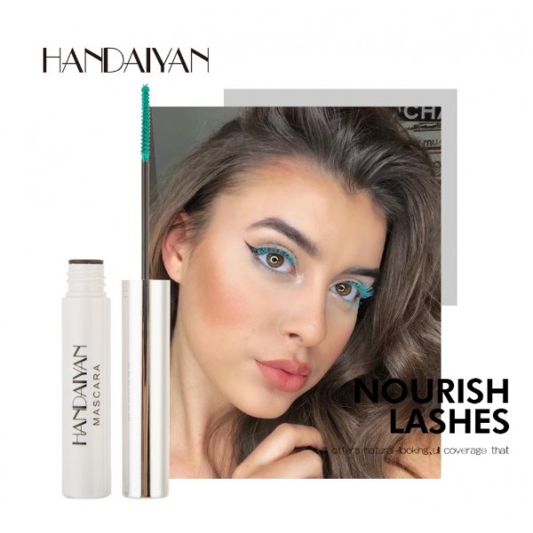 Туш для вій Handaiyan Colourful Mascara, кольорова туш, водостійка, 5 г
