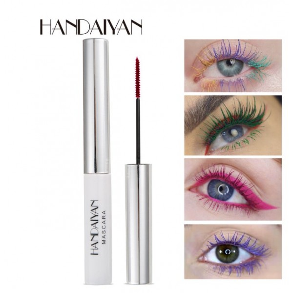 Туш для вій Handaiyan Colourful Mascara, кольорова туш, водостійка, 5 г