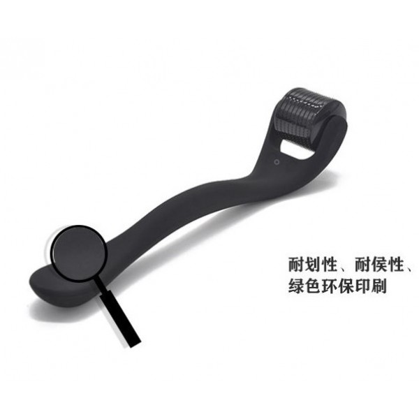 Мезоролер матовий чорний, титанові голки, 540 шт, матовий футляр, 0,5 мм