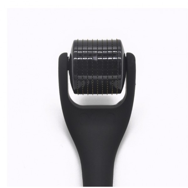 Мезоролер матовий чорний, титанові голки, 540 шт, матовий футляр, 1 мм