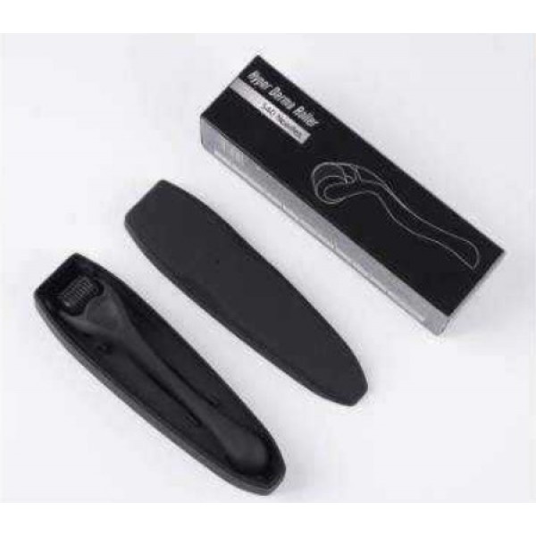 Мезоролер матовий чорний, титанові голки, 540 шт, матовий футляр, 1 мм Мезоролер матовий чорний, титанові голки, 540 шт, матовий футляр, 1 мм