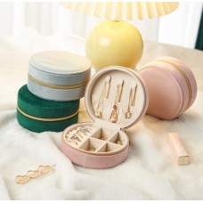 Органайзер для прикрас, фланелевий, на блискавці, скринька для зберігання ювелірних виробів, 11х 10,5х 5,5 см