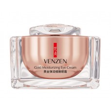 Крем для повік Venzen Gold Moisturizing Eye Cream, від темних кіл та мішків під очима, 15гр