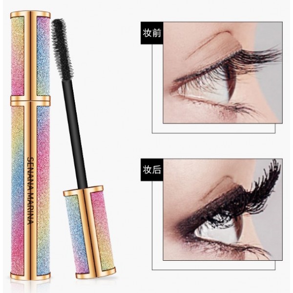 Туш для вій з ефектом 4D Senana Starry Sky Mascara, водостійка, чорна, 8 г 