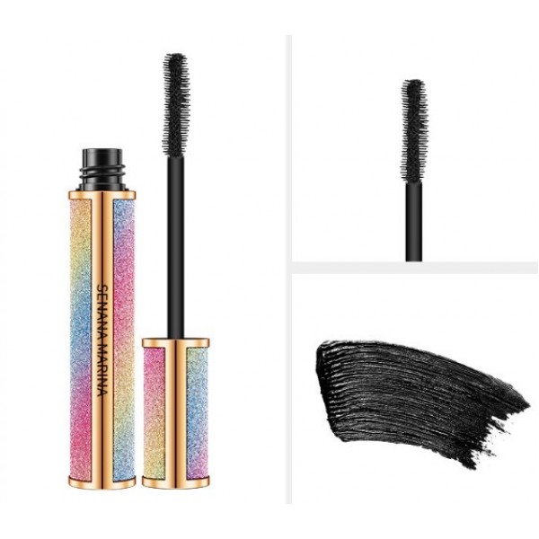 Туш для вій з ефектом 4D Senana Starry Sky Mascara, водостійка, чорна, 8 г 