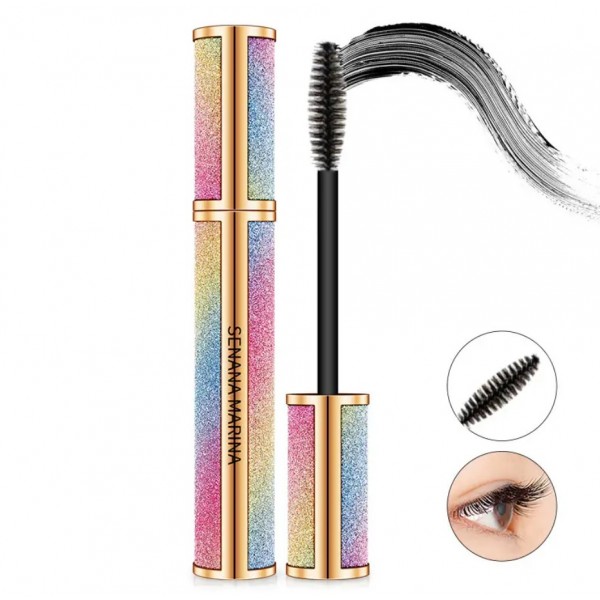 Туш для вій з ефектом 4D Senana Starry Sky Mascara, водостійка, чорна, 8 г 