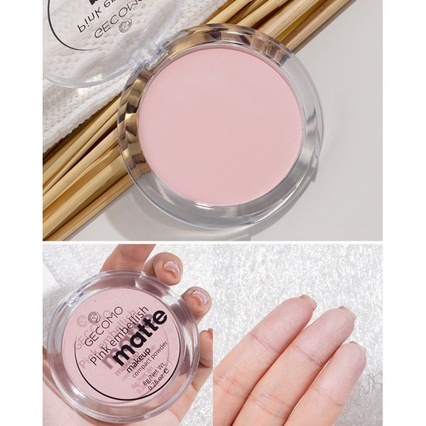 Пудра матова напівпрозора Gecomo Matte Powder, компактна пудра для макіяжу, 4 кольори Пудра матова напівпрозора Gecomo Matte Powder, компактна пудра для макіяжу, 4 кольори