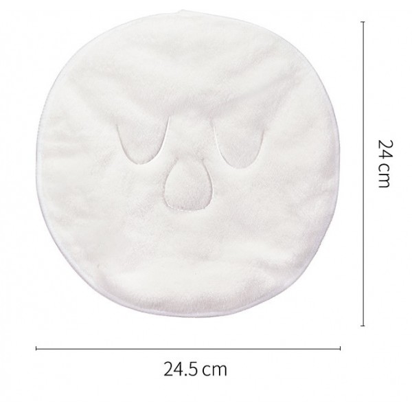 Рушник компресований для обличчя Gecomo, багаторазовий спа-рушник для холодних і гарячих компресів, 24х24,5 см. 