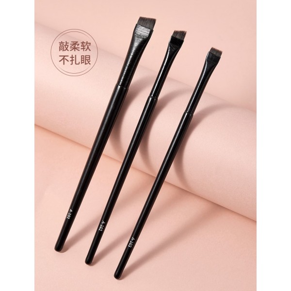 Пензлі для брів ультратонкі Gecomo, пензлі для макіяжу очей та брів, 3 види