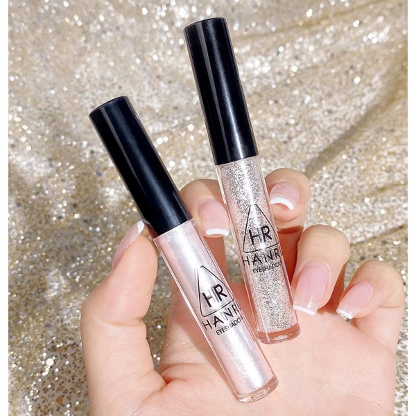 Тіні перламутрові для повік Hanru Eyeshadow, рідкі блискучі тіні для очей, 4 види