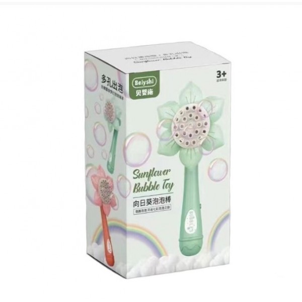 Генератор мильних бульбашок Sunflower Bubble Toy, у вигляді соняшника, 2 кольори