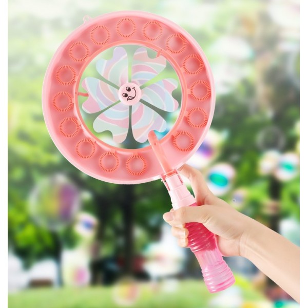 Генератор мильних бульбашок Round Bubble Wand, у вигляді вітряка, 2 кольори