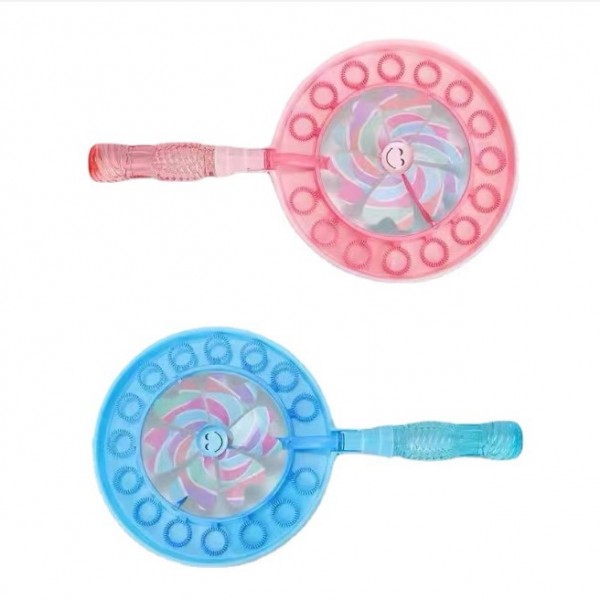 Генератор мильних бульбашок Round Bubble Wand, у вигляді вітряка, 2 кольори