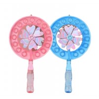 Генератор мильних бульбашок Round Bubble Wand, у вигляді вітряка, 2 кольори