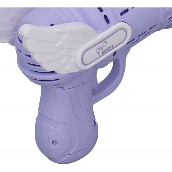 Пістолет бульбашковий Angel Bubble Gun, дитячий генератор мильних бульбашок, 23 отвори, 2 кольори