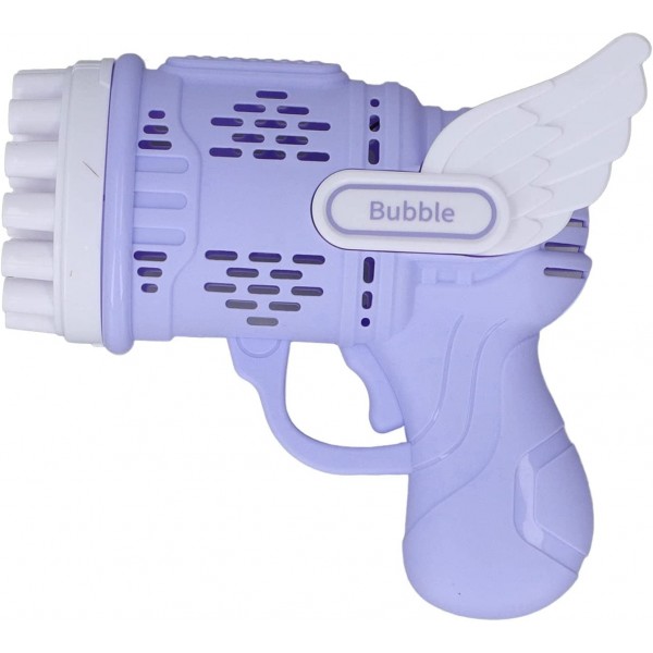 Пістолет бульбашковий Angel Bubble Gun, дитячий генератор мильних бульбашок, 23 отвори, 2 кольори