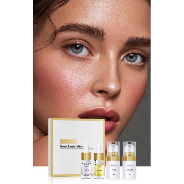 Набір для ламінування та фіксації брів Ibcccndc Brow Lamination Luxury Kit, 18 предметів Набір для ламінування та фіксації брів Ibcccndc Brow Lamination Luxury Kit, 18 предметів