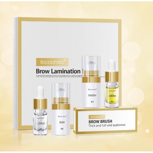 Набір для ламінування та фіксації брів Ibcccndc Brow Lamination Luxury Kit, 18 предметів Набір для ламінування та фіксації брів Ibcccndc Brow Lamination Luxury Kit, 18 предметів