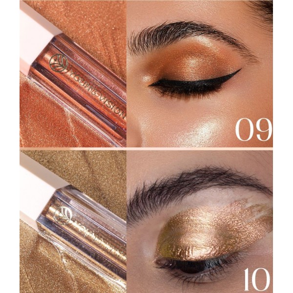 Тіні кольорові для повік Young Vision Liquid Eyeshadow, 12 кольорів  