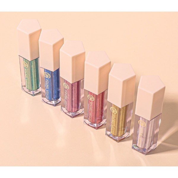 Тіні кольорові для повік Young Vision Liquid Eyeshadow, 12 кольорів  